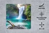 MuchoWow® Mauspad Mousepad Wasserfall - Steine - Landschaft Produktbild-Vorschau 2