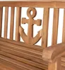 Teakholz Garten-/Balkonsitzbank - bene living - Anker 120 Produktbild-Vorschau 3
