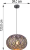 LED Pendellampe, Orientalisch, Metallschirm, silber, D 30 Produktbild-Vorschau 10