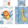 Babybettwäscheset 90x120 Safari ZOO BAUMWOLLE Produktbild-Vorschau 4