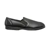 A single black slipper shown from the side on a white background. Produktbild-Vorschau