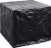 A black tarp covering a cube-shaped object, likely an IBC tank, with grommets visible along the bottom edge. Náhľad obrázku produktu