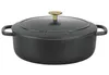 BALLARINI BELLAMONTE Cast iron pot oval 4.5 ltr  black Voir les images du produit 9