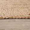 Teppich Wohnzimmer Naturfaser Jute Handgearbeitet Produktbild-Vorschau 2