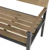 Lesli Living Gartenbank "Arezzo" Teaklook 120 cm Produktbild-Vorschau 6