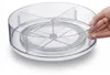 Relaxdays Drehteller, Ø 27 cm, 4 Fächer, Plastik Drehplatte Produktbild-Vorschau 8