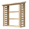 Holz Brennholzregal – 1,75 m3  – B86xL184xH200 cm - Produktbild-Vorschau 4