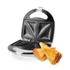 NEDIS Sandwichtoaster 800W antihaftbeschichtet weiß Produktbild-Vorschau 8