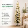 Choinka Black Box Trees Charlton, sztuczna, z ciepłobiałym Podgląd zdjęcia produktu 2