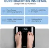 MONZANA® Personenwaage Digital BIA Analyse Waage Körperfett Produktbild-Vorschau 6