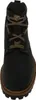 A front view of a black leather boot with brown laces and sole. Anteprima dell’immagine prodotto