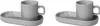 blomus Pilar Zestaw 2 filiżanek do espresso, Mirage Grey, Podgląd zdjęcia produktu 3