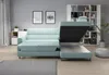 Grüne Ecksofa Textil Sofa Polstergarnitur Moderne Couch Produktbild-Vorschau 1