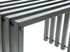 DanDiBo Hocker Metall Schwarz Sitzbank Massiv Wetterfest 60 Produktbild-Vorschau 4