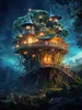 CALVENDO Puzzle Baumhaus | 1000 Teile Lege-Größe 64x48cm Produktbild-Vorschau 3