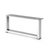 Nóżka meblowa metalowa 200x90 mm prostokątna – chromowana Podgląd zdjęcia produktu 4