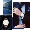 Herren Uhr Flache Analog Quarz Datumsanzeiger Klassisch Produktbild-Vorschau 7