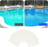 Collage of two swimming pools with lounge chairs and a pool float, and a separate image of several small white packets. Produktbild-Vorschau