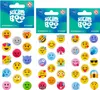 Aufkleber 6x18 cm Emoticons STICKERBOO 534614 Produktbild-Vorschau 1
