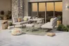 home24 Dining-Loungeset - 5-teilig - Aluminium / Polyester Produktbild-Vorschau 2