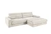 KAWOLA Sofa LANA Ecksofa Cord cremeweiß Recamiere rechts Produktbild-Vorschau 2