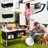 Jayseuw Cucina da campeggio 120x68x47, armadio da campeggio Anteprima dell’immagine prodotto 5