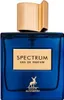 A product shot of a blue perfume bottle with a gold cap and label. Náhled obrázku produktu