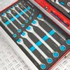Datona - Werkzeugkiste rot gefüllt - Metall Toolbox 4 Produktbild-Vorschau 3