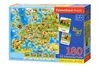 CASTORLAND Vzdelávacia puzzle mapa Európy Náhľad obrázku produktu 1