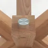 home24 Esstisch Rund - Glas / Eiche Massiv Produktbild-Vorschau 8