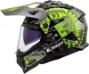 Casco Enduro LS2 MX702 PIONEER II Rangi Hi-Viz Yellow Shiny Anteprima dell’immagine prodotto 2