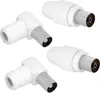 TV  Koaxial Antennen Stecker Set  2x Buchse 2x Produktbild-Vorschau 1