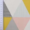 SCHÖNER LEBEN. Tischdecke Brio Dreiecke Sorbet rosa senf Produktbild-Vorschau 4