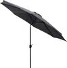 DEGAMO Marktschirm 300cm grau knickbar, mit Kurbel, Produktbild-Vorschau 1