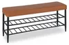 Relaxdays Schuhbank, gepolsterte Kunstleder-Sitzfläche, 2 Produktbild-Vorschau 8