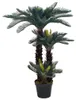 vidaXL Künstliche Pflanze Cycas-Palme mit Topf Grün 125 cm Produktbild-Vorschau 2