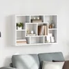 vidaXL Wandregal Weiß 85x16x52,5 cm Holzwerkstoff Produktbild-Vorschau 2