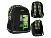 Pixel Game Černozelený školní batoh pro kluky 40x29x20cm Náhled obrázku produktu 1