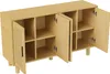 UnboxG Massivholz Sideboard 140x40x80 cm Eiche – 4 Türen Produktbild-Vorschau 14