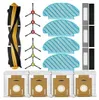 A collection of vacuum cleaner replacement parts laid out on a white background. Produktbild-Vorschau