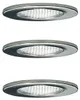 Paulmann Möbel EBL Set Schutzglas strukt. 3x20W 70VA Produktbild-Vorschau 3