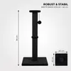IvoQ Kratzbaum für Katzen - 90 cm - Schwarz - Stabiler Produktbild-Vorschau 3