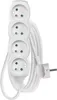 Prodlužovací kabel 3 m / 4 zásuvky / bílý / PVC / 1 mm2 Náhľad obrázku produktu