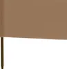 vidaXL Tissu brise-vent en 3 parties 400 x 120 cm Taupe Voir les images du produit 4