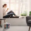 Stojan na noviny Relaxdays, 2 úchyty, priehľadný dizajn, na Náhľad obrázku produktu 3