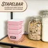 Mini Auflaufform Keramik 4er Set Stapelbar - Extra Hoch - Produktbild-Vorschau 4