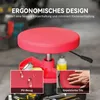 HOMCOM Werkstatthocker mit Rollen Tabletts höhenverstellbar Produktbild-Vorschau 6