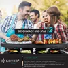 People enjoying a barbecue with a raclette grill. Produktbild-Vorschau