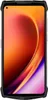 A front view of a black smartphone with a colorful wallpaper displayed on the screen. Podgląd zdjęcia produktu
