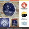 Nostalgic-Art - Wanduhr - Mercedes-Benz - Silver & Blue Produktbild-Vorschau 3